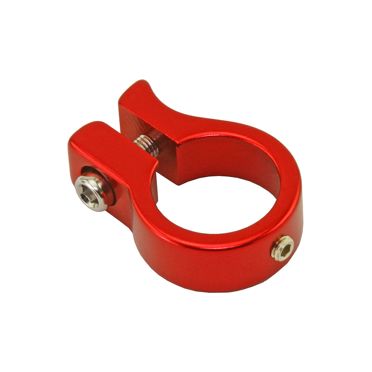 Alloy Seatpost Clamp Outer Diameter 25.4mm 322 Red.